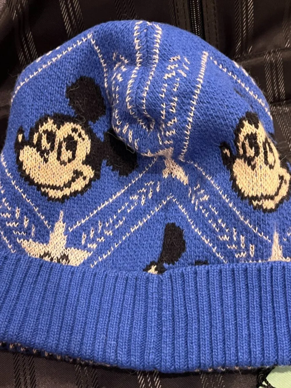 Gucci x Disney Jacquard-knit Beanie Hat in Blue NEW with Tag
